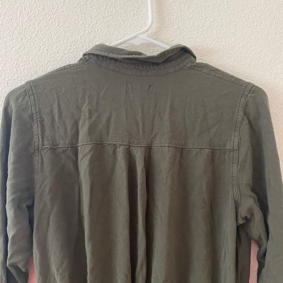 BDG Urban Outfitters Olive Green Button Down Dress - Picture 9 of 12